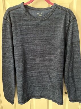 Apt. 9 Men's Heather Navy Crewneck Sweater